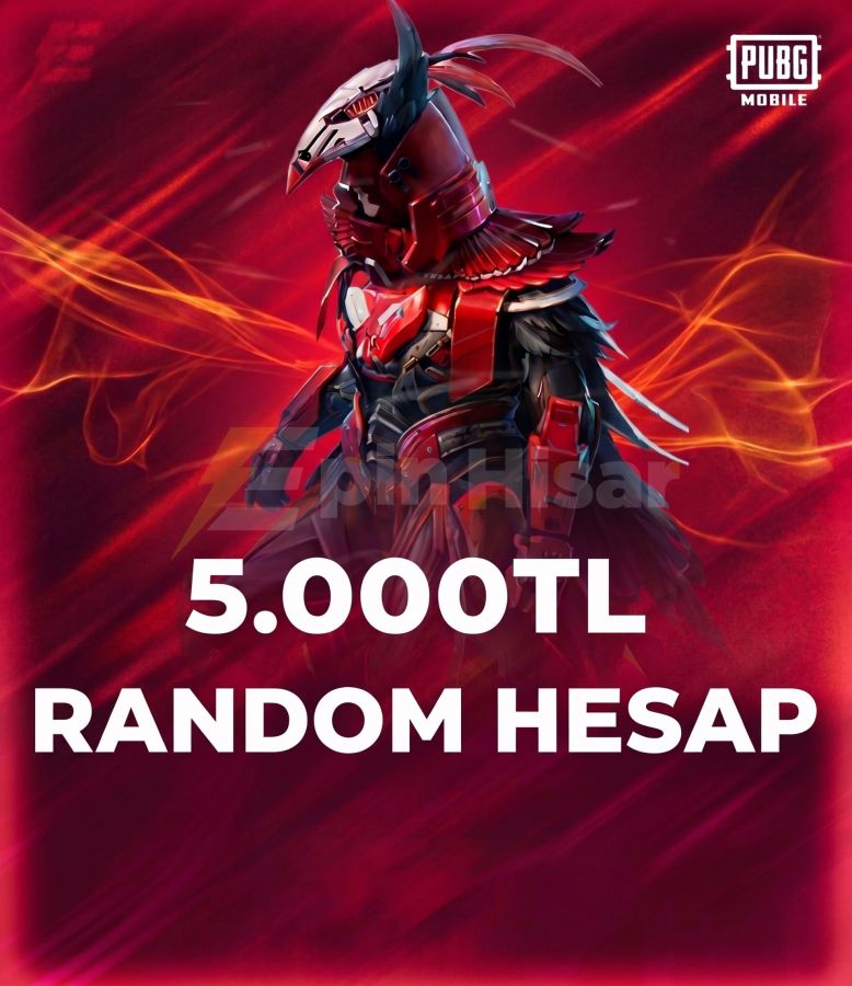 ÖZEL STOK - PUBGM 5000 TL HESAP